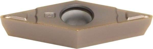 Sumitomo - VCMT332 ESU Grade AC520U Carbide Turning Insert - TiAlN/AlCrN Finish, 35° Diamond, 3/8" Inscr Circle, 3/16" Thick, 1/32" Corner Radius - Benchmark Tooling
