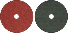 3M - 7" Diam 7/8" Hole 36 Grit Fiber Disc - Very Coarse Grade, Ceramic, 8,600 Max RPM, Series 987C - Benchmark Tooling