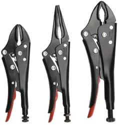 Proto - 3 Piece Locking Plier Set - Comes in Pouch - Benchmark Tooling