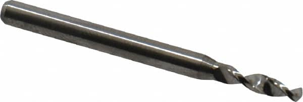 SGS - #42, 130° Drill Point, 1/8" Shank Diam, Regular Spiral Circuit Board Drill Bit - Benchmark Tooling