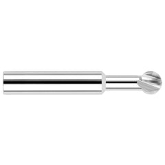 Harvey Tool - 3/8" Diam 270° Wrap Angle 0.32" LOC 4-Flute Uncoated Undercut End Mill - Exact Industrial Supply