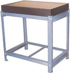 Value Collection - 36" Long x 24" Wide x 36" High, Grade B Granite & Steel Inspection Surface Plate Stand with Surface Plate - Includes 640-0160 Surface Plate, 640-1020 Stand - Benchmark Tooling