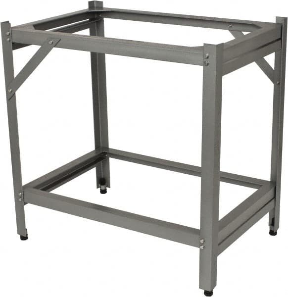 Value Collection - 36" Long x 24" Wide x 36" High, Steel Stationary Inspection Surface Plate Stand - Gray, For Use with MHC Surface Plates - Benchmark Tooling