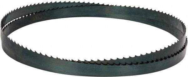 M.K. MORSE - 2 TPI, 12' 11" Long x 1" Wide x 0.035" Thick, Welded Band Saw Blade - High Carbon Steel, Toothed Edge, Raker Tooth Set, Flexible Back, Contour Cutting - Benchmark Tooling