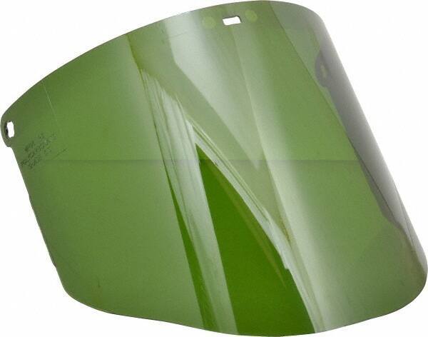 3M - Green Polycarbonate Welding Window - 9" High x 14-1/2" Wide x 0.08" Thick, Shade 3, Compatible with Aearo AOSafety 82500 & 82501 Headgear - Benchmark Tooling