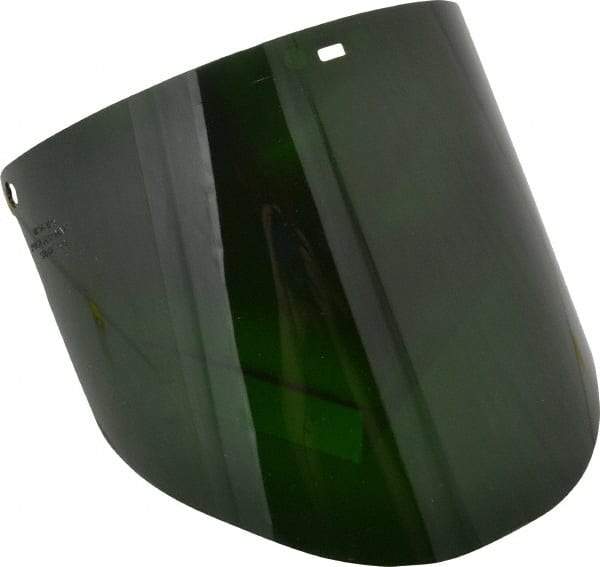 3M - Green Polycarbonate Welding Window - 9" High x 14-1/2" Wide x 0.08" Thick, Shade 5, Compatible with Aearo AOSafety 82500 & 82501 Headgear - Benchmark Tooling