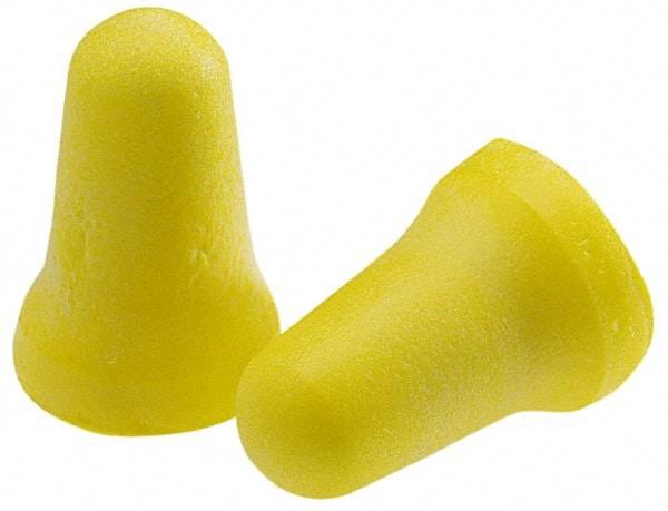 3M - Disposable, Uncorded, 28 dB, Taper Flare Earplugs - Yellow, 200 Pairs - Benchmark Tooling