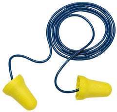 3M - Disposable, Corded, 28 dB, Taper Flare Earplugs - Yellow, 200 Pairs - Benchmark Tooling