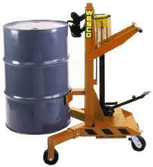 Wesco Industrial Products - 1,100 Lb Load Capacity, 55 Gal Drum Transporter - For 55 Gal Drums - Benchmark Tooling