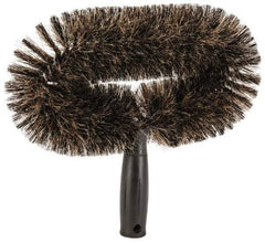 Unger - Horsehair Dust Brush - 1-1/4" Bristle Length, 11" Long Head, Plastic Handle - Benchmark Tooling