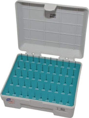 Meyer Gage - 50 Piece, 0.011-0.06 Inch Diameter Plug and Pin Gage Set - Plus 0.0001 Inch Tolerance, Class Z - Benchmark Tooling