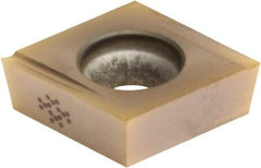 Sumitomo - CCGT21.5.001 FX Grade AC530U Carbide Turning Insert - TiAlN/AlCrN Finish, 80° Diamond, 1/4" Inscr Circle, 3/32" Thick, 0.0039" Corner Radius - Benchmark Tooling