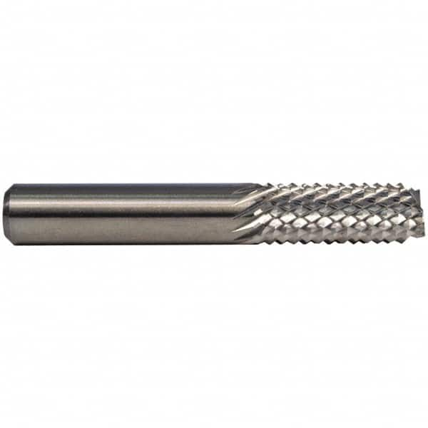 M.A. Ford - 0.8mm Diam, End Mill End, Solid Carbide Diamond Pattern Router Bit - 1-1/2" OAL - Benchmark Tooling