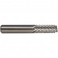 M.A. Ford - 0.8mm Diam, End Mill End, Solid Carbide Diamond Pattern Router Bit - 1-1/2" OAL - Benchmark Tooling