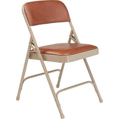 National Public Seating - Folding Chairs Pad Type: Folding Chair w/Vinyl Padded Seat Material: Vinyl; Steel - Benchmark Tooling