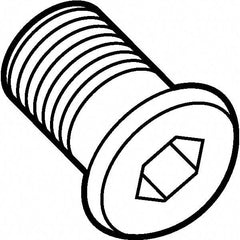 Kennametal - Hex Socket for Indexables - M5x0.8 & M8x0.75 Thread, For Use with Shims - Benchmark Tooling