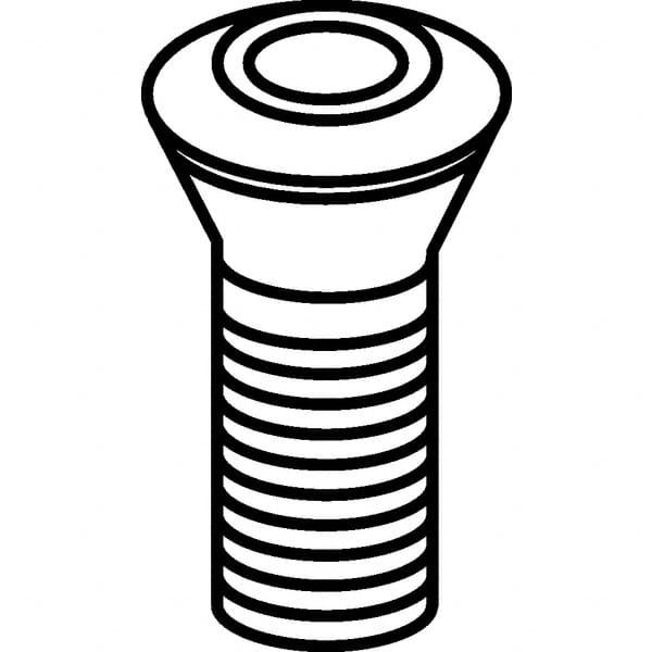 Kennametal - Lock Screw for Indexables - M5 Thread, For Use with Wedges - Benchmark Tooling