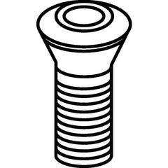 Kennametal - Lock Screw for Indexables - M5 Thread, For Use with Wedges - Benchmark Tooling