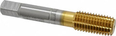 Guhring - 3/4-10 UNC 2BX H12/H13 Thread Limit Modified Bottoming Thread Forming Tap - Cobalt, TiN Finish, 4-1/4" OAL, Right Hand Thread, Series 3940 - Benchmark Tooling