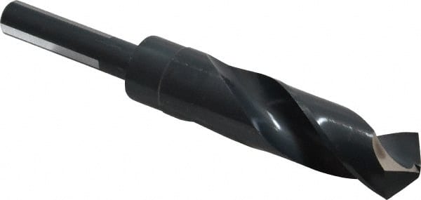 Chicago-Latrobe - 15/16" Drill, 118° Point, High Speed Steel Silver Deming & Reduced Shank Drill Bit - Benchmark Tooling