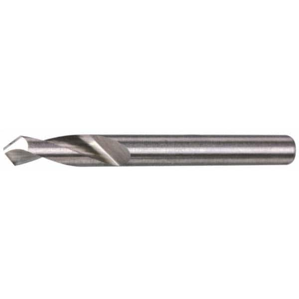 Accupro - 5mm Body Diam, 90°, 51mm OAL, Solid Carbide Spotting Drill - Benchmark Tooling