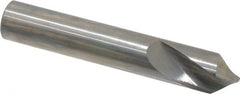 Made in USA - 1/2" Body Diam, 90°, 3" OAL, Solid Carbide Spotting Drill - Benchmark Tooling