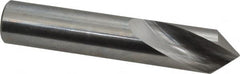 Made in USA - 3/4" Body Diam, 90°, 4" OAL, Solid Carbide Spotting Drill - Benchmark Tooling