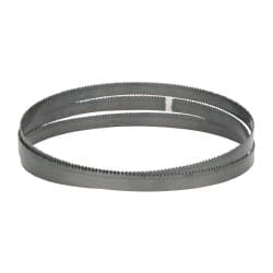 M.K. MORSE - 10 TPI, 5' 4-1/2" Long x 1/2" Wide x 0.025" Thick, Welded Band Saw Blade - High Carbon Steel, Toothed Edge, Raker Tooth Set, Flexible Back, Contour Cutting - Benchmark Tooling