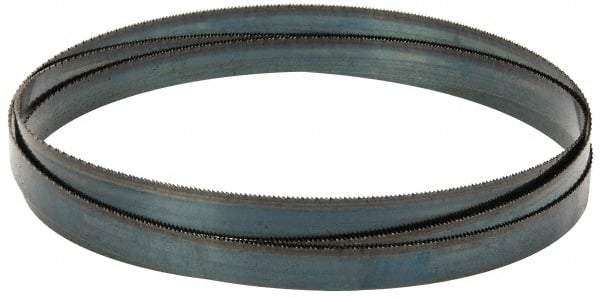 M.K. MORSE - 14 TPI, 7' 9" Long x 3/4" Wide x 0.032" Thick, Welded Band Saw Blade - High Carbon Steel, Toothed Edge, Raker Tooth Set, Flexible Back, Contour Cutting - Benchmark Tooling