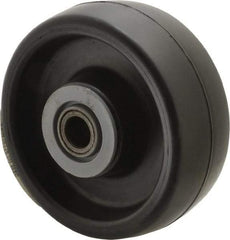 Albion - 4 Inch Diameter x 1-1/2 Inch Wide, Polyolefin Caster Wheel - 400 Lb. Capacity, 1-5/8 Inch Hub Length, 1/2 Inch Axle Diameter, Roller Bearing - Benchmark Tooling