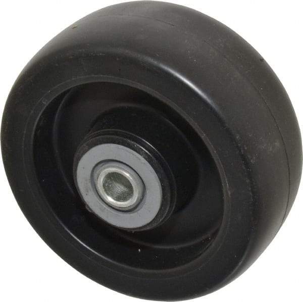 Albion - 5 Inch Diameter x 2 Inch Wide, Polyolefin Caster Wheel - 650 Lb. Capacity, 2-3/16 Inch Hub Length, 1/2 Inch Axle Diameter, Roller Bearing - Benchmark Tooling