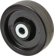 Albion - 4 Inch Diameter x 1-1/4 Inch Wide, Phenolic Caster Wheel - 400 Lb. Capacity, 1-3/8 Inch Hub Length, 1/2 Inch Axle Diameter, Roller Bearing - Benchmark Tooling