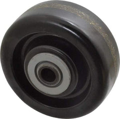 Albion - 4 Inch Diameter x 1-1/2 Inch Wide, Phenolic Caster Wheel - 600 Lb. Capacity, 1-5/8 Inch Hub Length, 1/2 Inch Axle Diameter, Roller Bearing - Benchmark Tooling