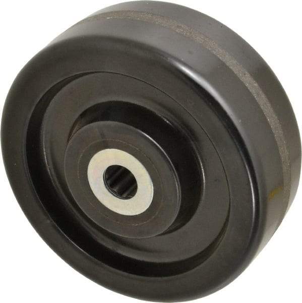 Albion - 8 Inch Diameter x 3 Inch Wide, Phenolic Caster Wheel - 2,500 Lb. Capacity, 3-1/4 Inch Hub Length, 1 Inch Axle Diameter, Roller Bearing - Benchmark Tooling