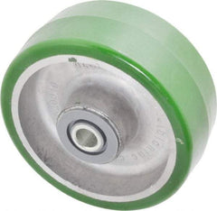 Albion - 5 Inch Diameter x 2 Inch Wide, Polyurethane Caster Wheel - 1,050 Lb. Capacity, 2-7/16 Inch Hub Length, 1/2 Inch Axle Diameter, Roller Bearing - Benchmark Tooling