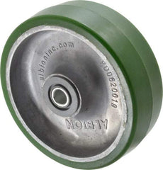 Albion - 6 Inch Diameter x 2 Inch Wide, Polyurethane Caster Wheel - 1,230 Lb. Capacity, 2-7/16 Inch Hub Length, 1/2 Inch Axle Diameter, Roller Bearing - Benchmark Tooling