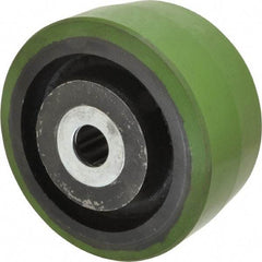Albion - 6 Inch Diameter x 3 Inch Wide, Polyurethane Caster Wheel - 2,040 Lb. Capacity, 3-1/4 Inch Hub Length, 1 Inch Axle Diameter, Roller Bearing - Benchmark Tooling