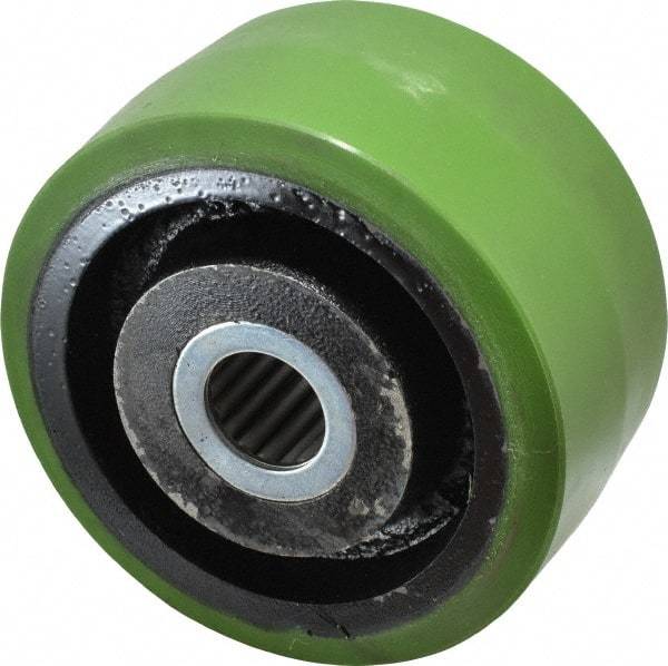 Albion - 6 Inch Diameter x 3 Inch Wide, Polyurethane Caster Wheel - 2,040 Lb. Capacity, 3-1/4 Inch Hub Length, 1-1/4 Inch Axle Diameter, Roller Bearing - Benchmark Tooling