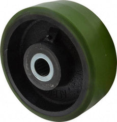 Albion - 8 Inch Diameter x 3 Inch Wide, Polyurethane Caster Wheel - 2,520 Lb. Capacity, 3-1/4 Inch Hub Length, 1-1/4 Inch Axle Diameter, Roller Bearing - Benchmark Tooling