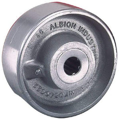 Albion - 8 Inch Diameter x 3 Inch Wide, Forged Steel Caster Wheel - 4,500 Lb. Capacity, 3-1/4 Inch Hub Length, 1-1/4 Inch Axle Diameter, Roller Bearing - Benchmark Tooling