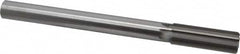Made in USA - 1" High Speed Steel 8 Flute Chucking Reamer - Straight Flute, 7/8" Straight Shank, 2-3/4" Flute Length, 10-1/2" OAL - Benchmark Tooling