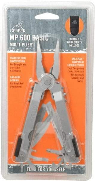 Gerber - 14 Piece, Multi-Tool Set - 6-1/2" OAL, 5" Closed Length - Benchmark Tooling