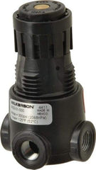 Wilkerson - 1/8 NPT Port, 13 CFM, Zinc Miniature Regulator - 2 to 125 psi Range, 300 Max psi Supply Pressure, 1/8" Gauge Port Thread, 1.65" Wide x 2.88" High - Benchmark Tooling