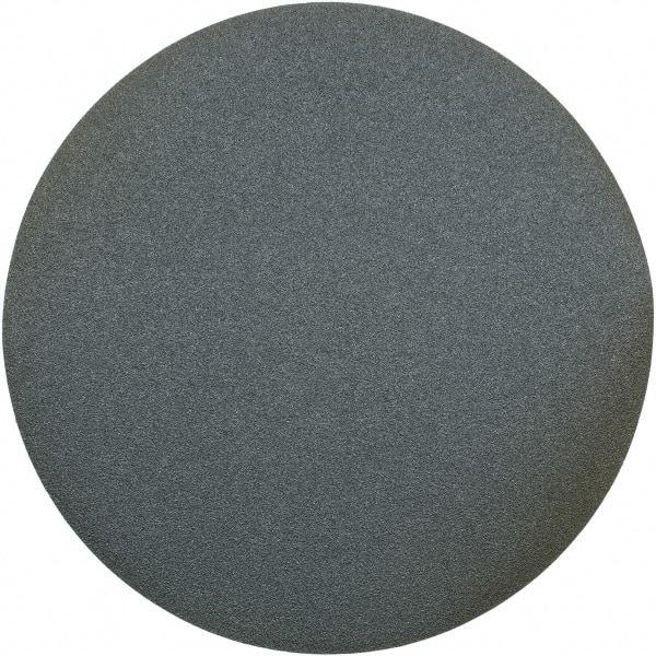 Superior Abrasives - 30" Diam, 36 Grit Zirconia Alumina Adhesive PSA Disc - Very Coarse Grade, Blue, Cloth Backing, Flexible - Benchmark Tooling