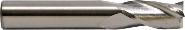 M.A. Ford - 4mm, 14mm LOC, 4mm Shank Diam, 51mm OAL, 3 Flute, Solid Carbide Square End Mill - Single End, TiN Finish, 30° Helix, Centercutting, Right Hand Cut, Right Hand Flute, Series 116 - Benchmark Tooling