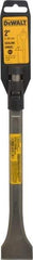 DeWALT - 2" Head Width, 12" OAL, 21/32" Shank Diam, Scaling Chisel - Spline Drive, Spline Shank, Steel - Benchmark Tooling