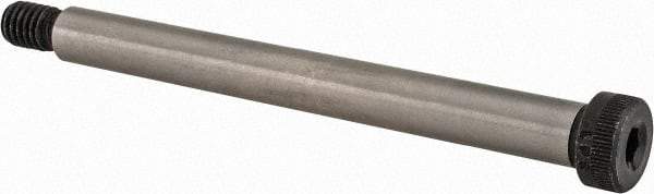 Value Collection - 3/8" Shoulder Diam x 3-3/4" Shoulder Length, 5/16-18 UNC, Hex Socket Shoulder Screw - 8 Alloy Steel, Uncoated, 0.543 to 0.562" Head Diam - Benchmark Tooling