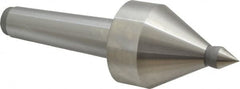 Royal Products - MT4 Taper Shank, 2-1/2" Head Diam 5,000 & 5,685 Lb Capacity Live Center - 4,000 Max RPM, 2.6" Head Length, 5/8" Point Diam, 15/16" Point Len, 685 Lb Max Workpc, 7-15/16" OAL, 5/8" Tip Diam, Long Point - Benchmark Tooling