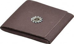 3M - 120 FEPA Grit, Fine Grade, Aluminum Oxide Square Pad - 3" Long x 3" Wide x 1/4" Thick, Cloth Backed, X Backing Weight, 9,000 Max RPM - Benchmark Tooling