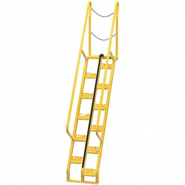 Vestil - Rolling & Wall Mounted Ladders & Platforms Type: Alternating Tread Stair Style: Tread Stair - Benchmark Tooling